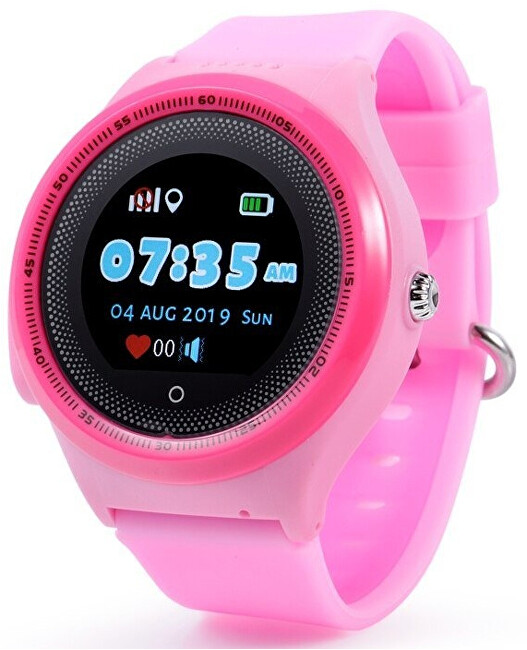 CEL-TEC KT06 dětské hodinky s GPS růžové