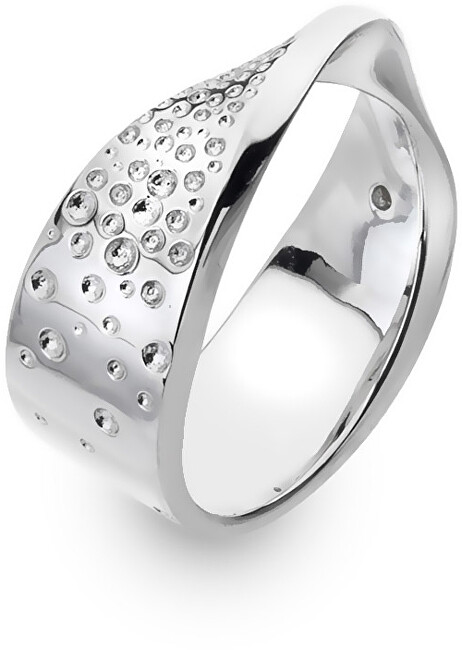 Hot Diamonds Strieborný prsteň s diamantom Quest DR219 52 mm