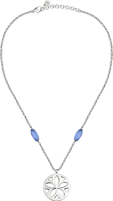 Morellato Oceľový náhrdelník s mačacím okom Fiore SATE03