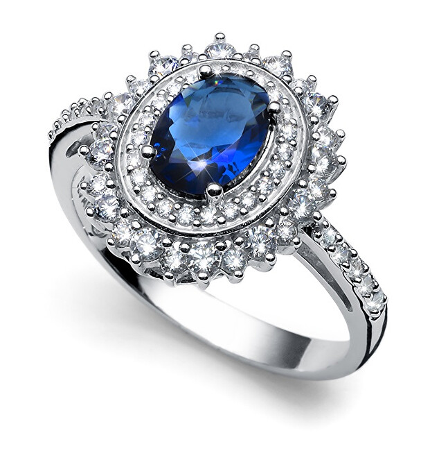Oliver Weber Luxusný strieborný prsteň v štýle Kate Pure 63270 57 mm