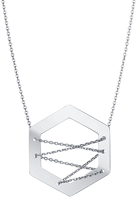 Praqia Jewellery Strieborný náhrdelník Izabel N6281_RH