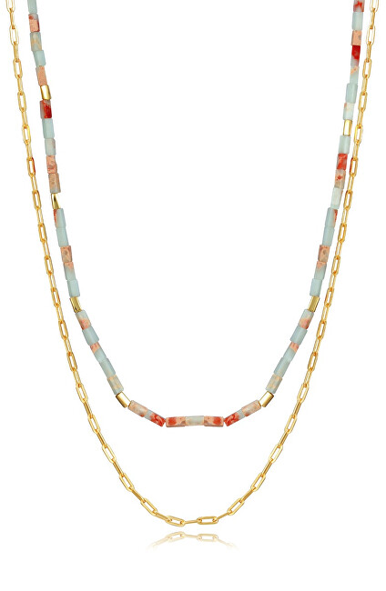 Viceroy Luxusný dvojitý náhrdelník Elegant 13041C100-99